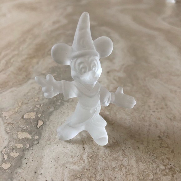 Mickey Mouse Frosted Glass Figurine - Picture 1 of 4